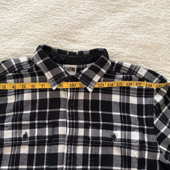 The North Face Plaid Flannel Shirt, Size XL - Picture 8 of 13